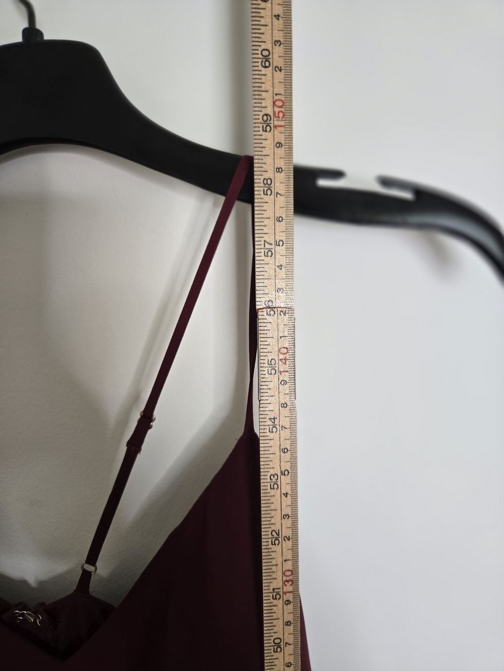 Birdy Grey Burgundy Elegant Spaghetti-Strap Maxi Theresa Dress Cascade Ruffle S - Picture 12 of 16